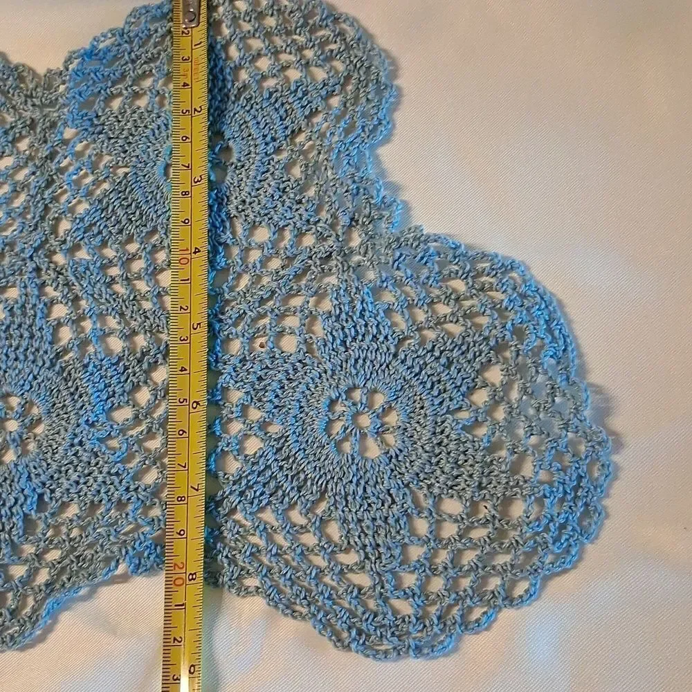 Vintage Crochet potholders/ hotpad /trivet,‎ doilie, dress, Americana, Valentine